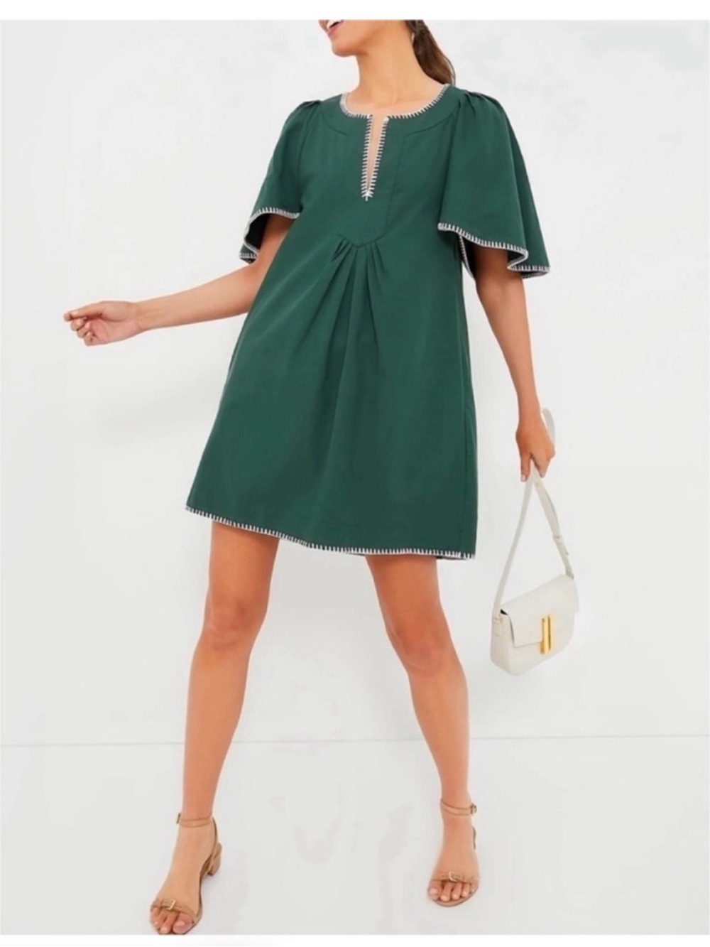 Pomander Place Finley Flutter Sleeve Dress - LIKE NEW